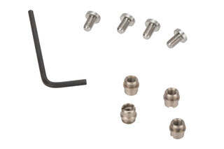 Nighthawk Custom 1911 Grip Screw and Bushing Set is machined from stainless steel